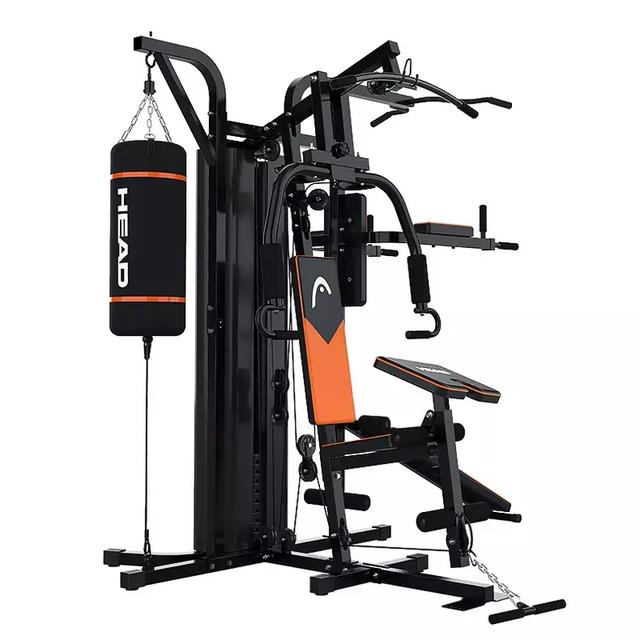 海德三人站綜合訓練器測評_大型全身綜合訓練器_家庭版健身器材安裝教程