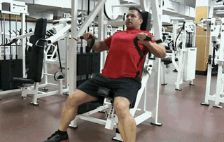 坐姿胸推機(jī)動(dòng)作要領(lǐng)_坐姿推胸機(jī)可以訓(xùn)練胸肌_坐姿推胸機(jī)有用嗎